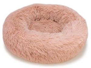 Cama Redonda Suave Rosa