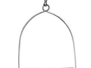 Columpio de Metal y Madera