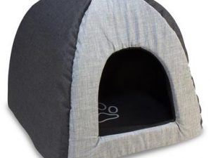 Iglú Negro y Gris con Huella