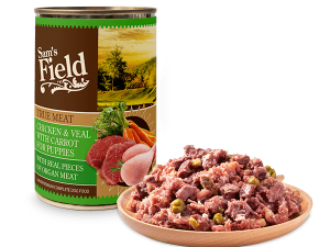 Sams Puppy Pollo, Ternera y Zanahoria 400gr