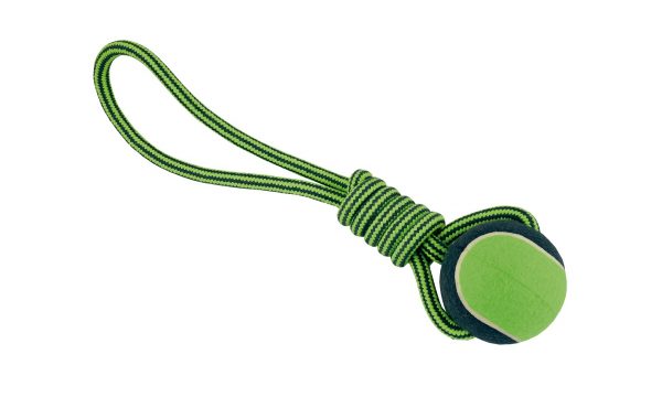 Tirador Cuerda Dental C/Pelota 50 Cm.