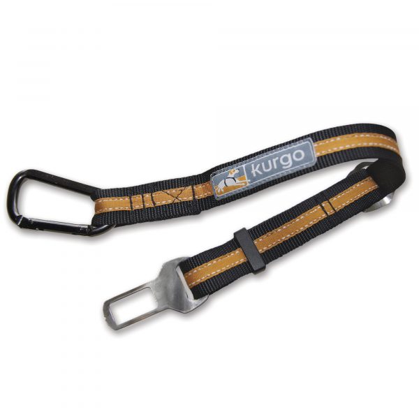 Kurgo Adaptador Cinturón Seguridad Negro/Naranja