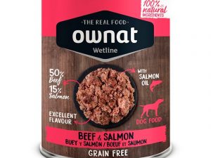 Ownat Wetline Perro Buey y Salmón 400 gr