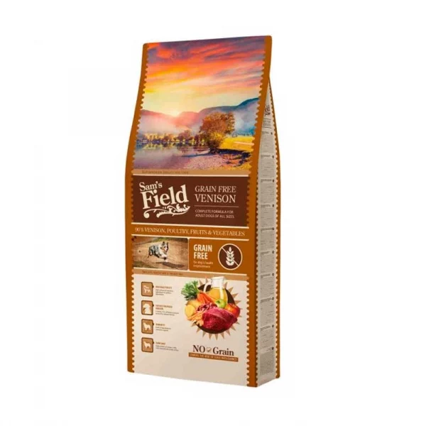 Sam's Field Grain Free Venado 13 Kg.