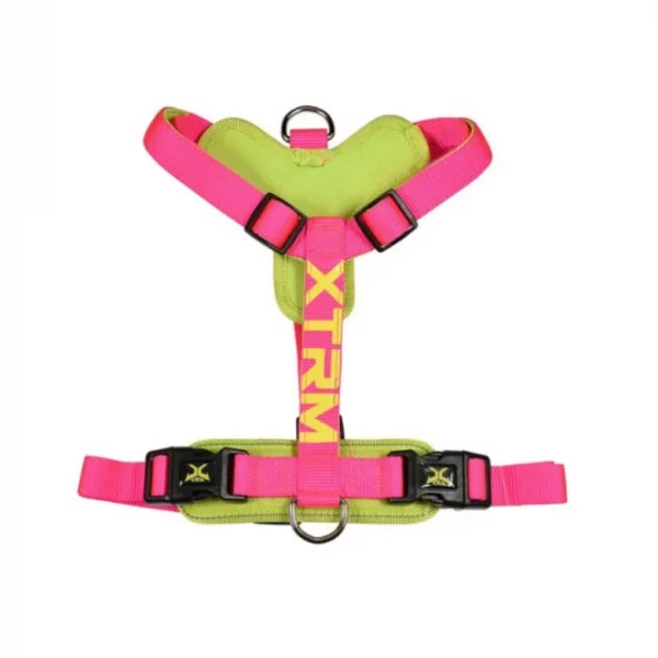 Arnés X-TRM Cronos Neón Flash Fucsia