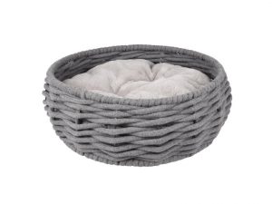 Cama Cesta Redonda Zinzi Gris