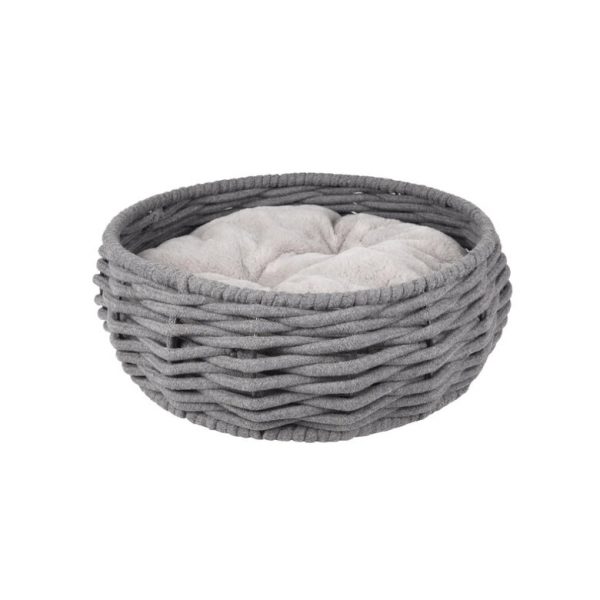 Cama Cesta Redonda Zinzi Gris