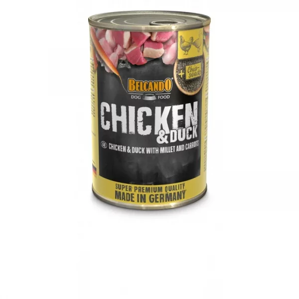Belcando Pollo y Pato con Mijo y Zanahoria