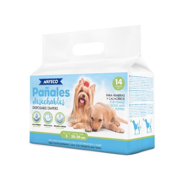 Pañal Nayeco Perro Hembra y Cachorro