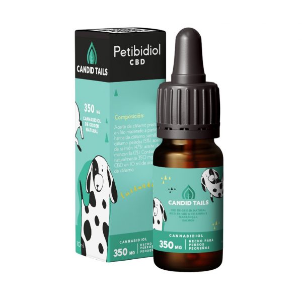 Aceite Cáñamo Contenido Natural CBD 350 MG Perros Pequeños