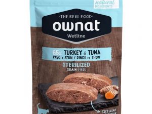 Ownat Wetline Gato Esterilizado Pavo y Atún 85g