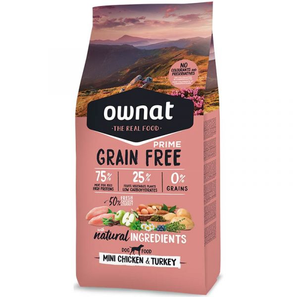 Ownat Gf Prime Mini Adulto Pollo y Pavo