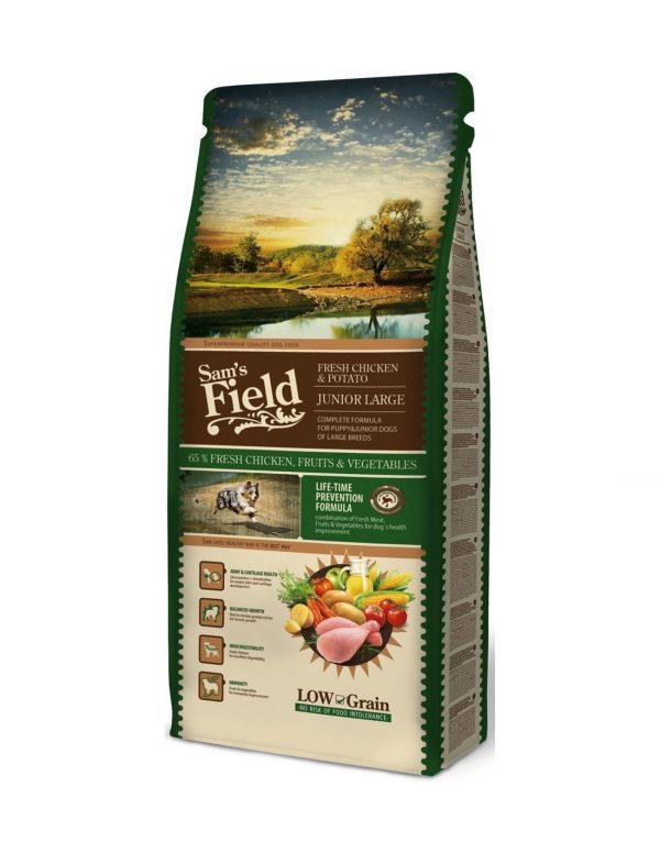 Sam's Field Pollo y Patata Junior Large 13 Kg.
