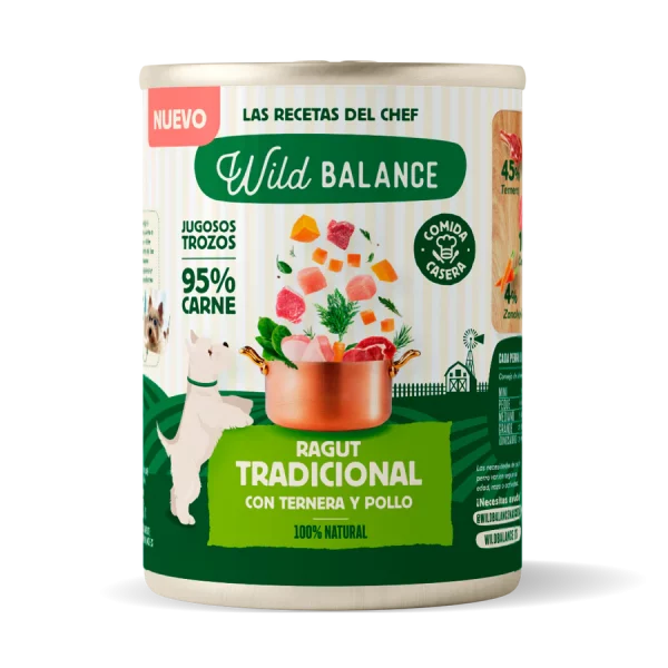 Wild Balance Lata Ragut Tradicional Ternera-Pollo 400g