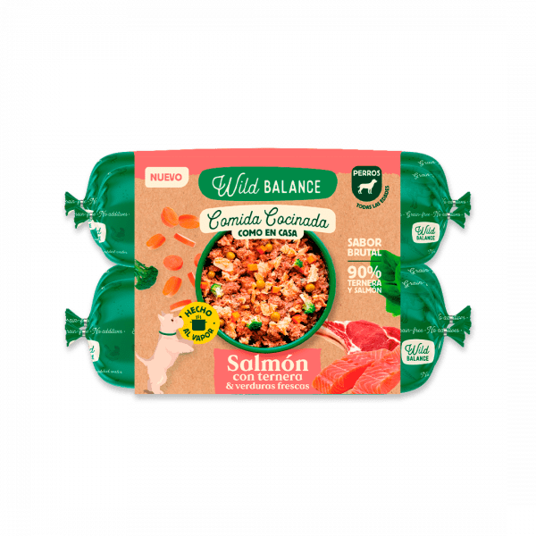 Wild Balance Comida Cocinada Ternera-Salmon