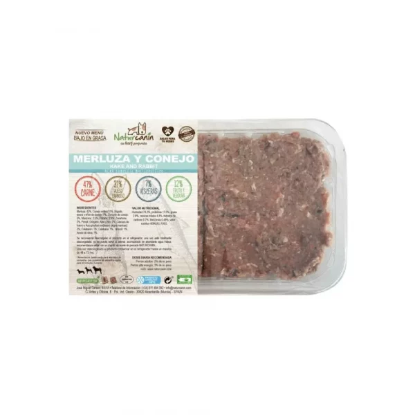 Naturcanin Merluza y Conejo