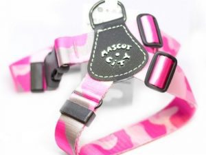 Petral Nylon Safari Rosa