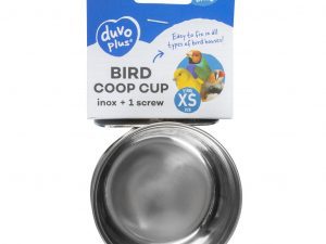 Comedero Inox. con 1 Tornillo para Aves