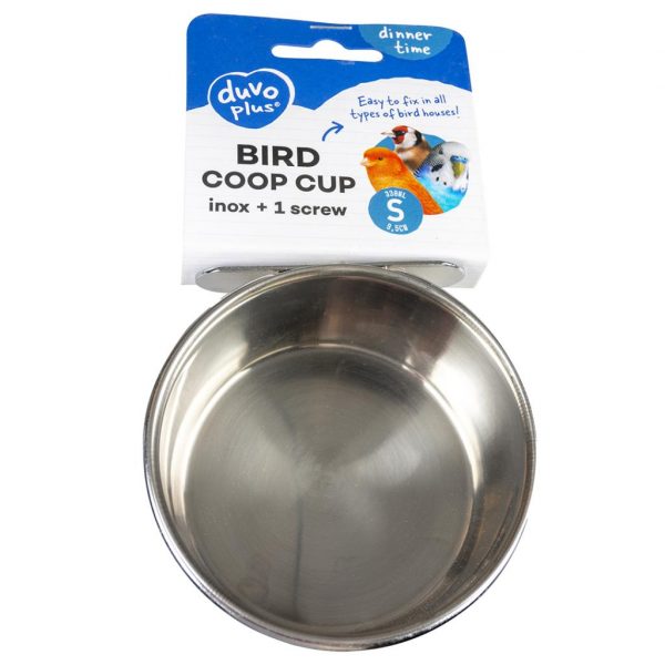 Comedero Inox. con 1 Tornillo para Aves - Imagen 2