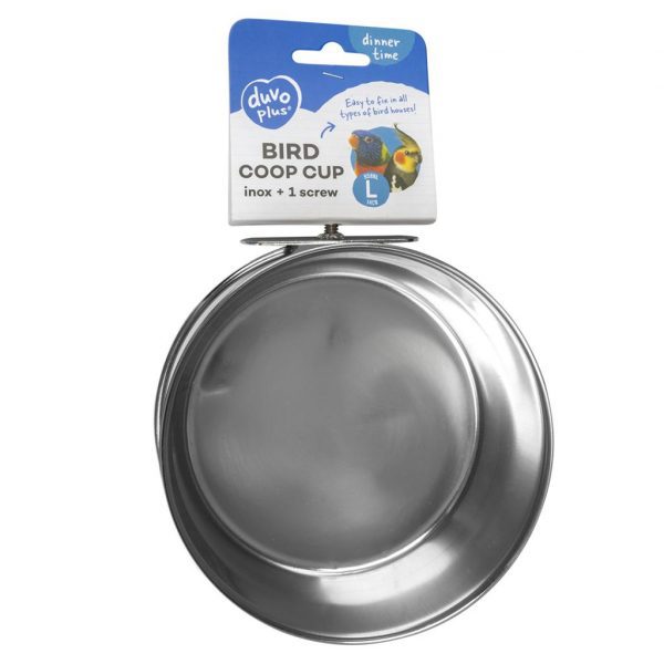 Comedero Inox. con 1 Tornillo para Aves - Imagen 3