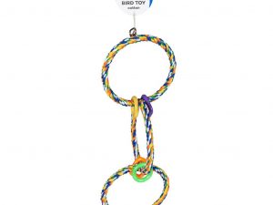 Columpio de Algodon Trenzado 3 Anillos