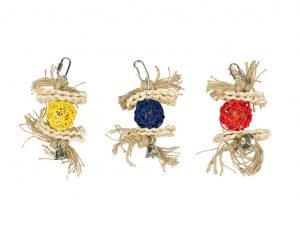 Bola de Mimbre Natural con Campana