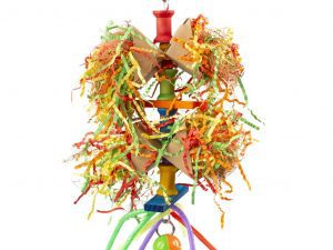 Percha de Madera Colorida con Astillas