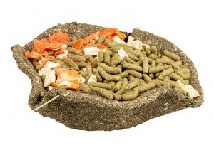 Cuenco con Heno y Verduras