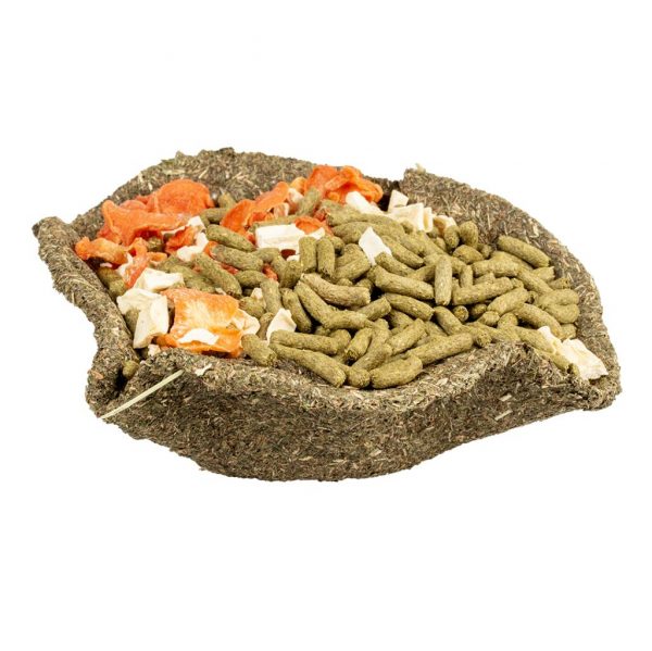 Cuenco con Heno y Verduras