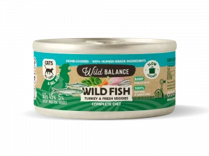 Wild Balance Lata Pescado y Pavo 120g