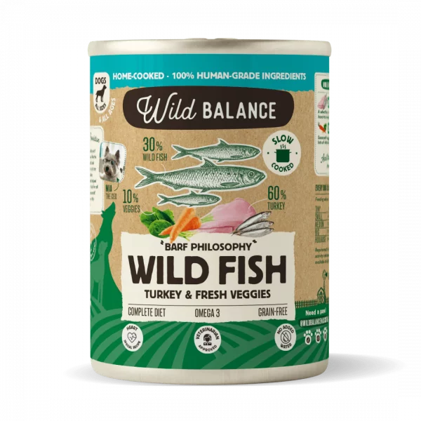 Wild Balance Lata de Pescado y Pavo 400g