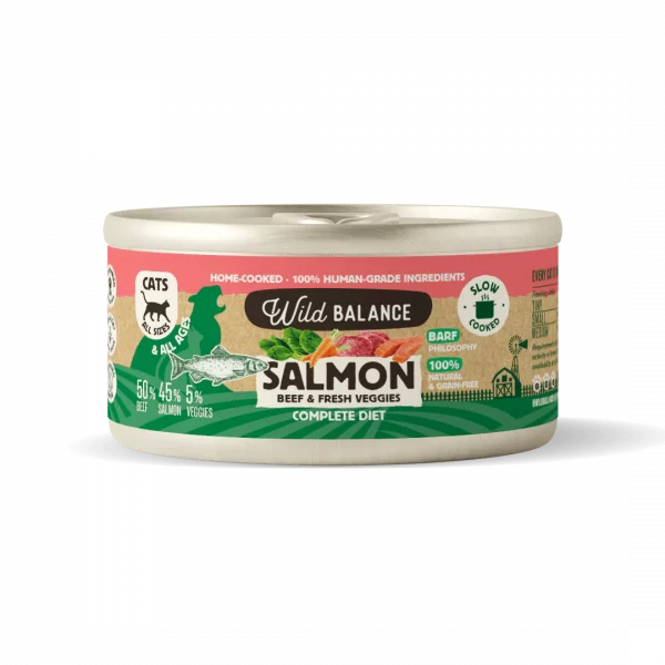 Wild Balance Lata Salmon y Ternera 120g