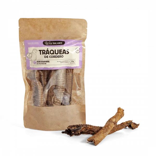 Wild Balance Traquea de Cordero 80g