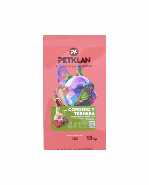 Petklan Cordero+Ternera 15Kg
