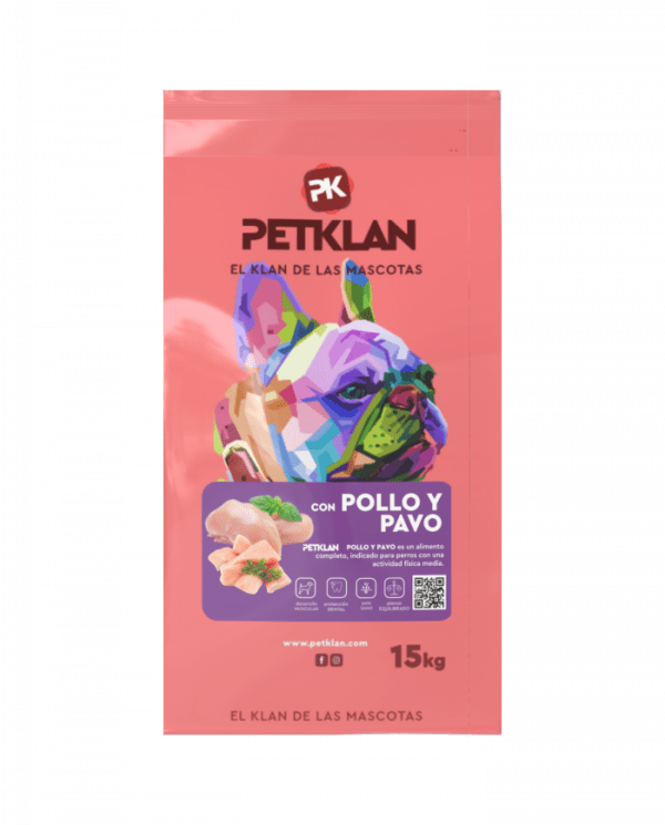 Petklan Pollo+Pavo 15Kg
