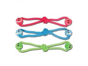 Cuerda Dental Nudo + 2 Pelotas 50cm