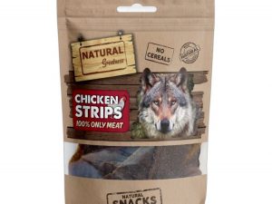 Snack Natural para Perros - Tiras de Pollo Deshidratado Natural Greatness (70g)