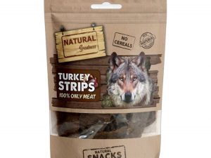 Snack Natural para Perros - Tiras de Carne de Pavo Natural Greatness (70g)